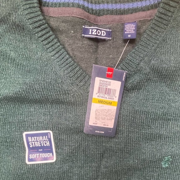 IZOD V-neck Sweater - Picture 2 of 6